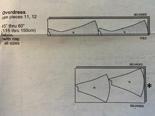 McCall's pattern for a sideless surcoat